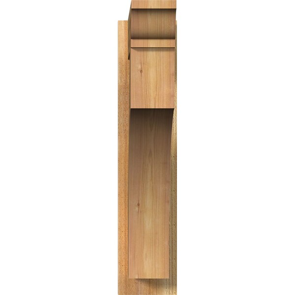 Westlake Rough Sawn Traditional Outlooker, Western Red Cedar, 6W X 24D X 28H